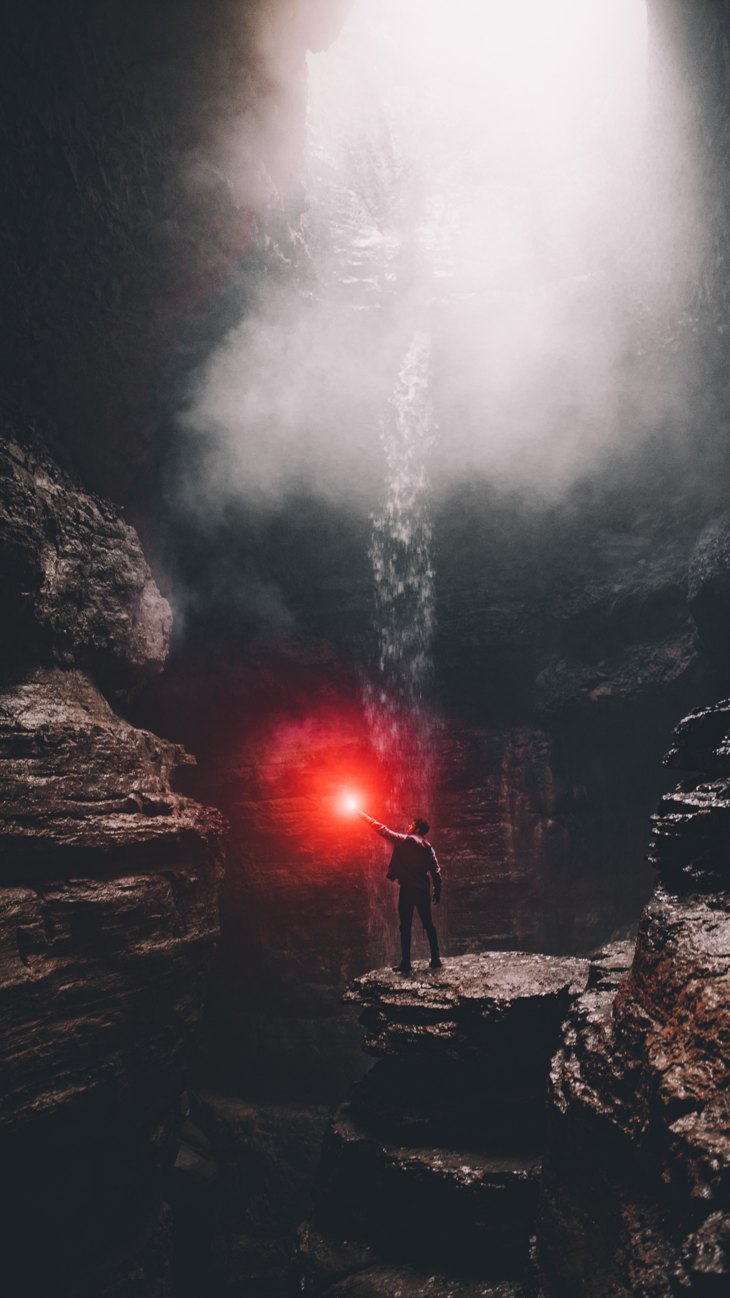 Anführungszeichen, Inspirierendes Zitat, Atmosphäre, Erholung, Wasser. Wallpaper in 1440x2560 Resolution