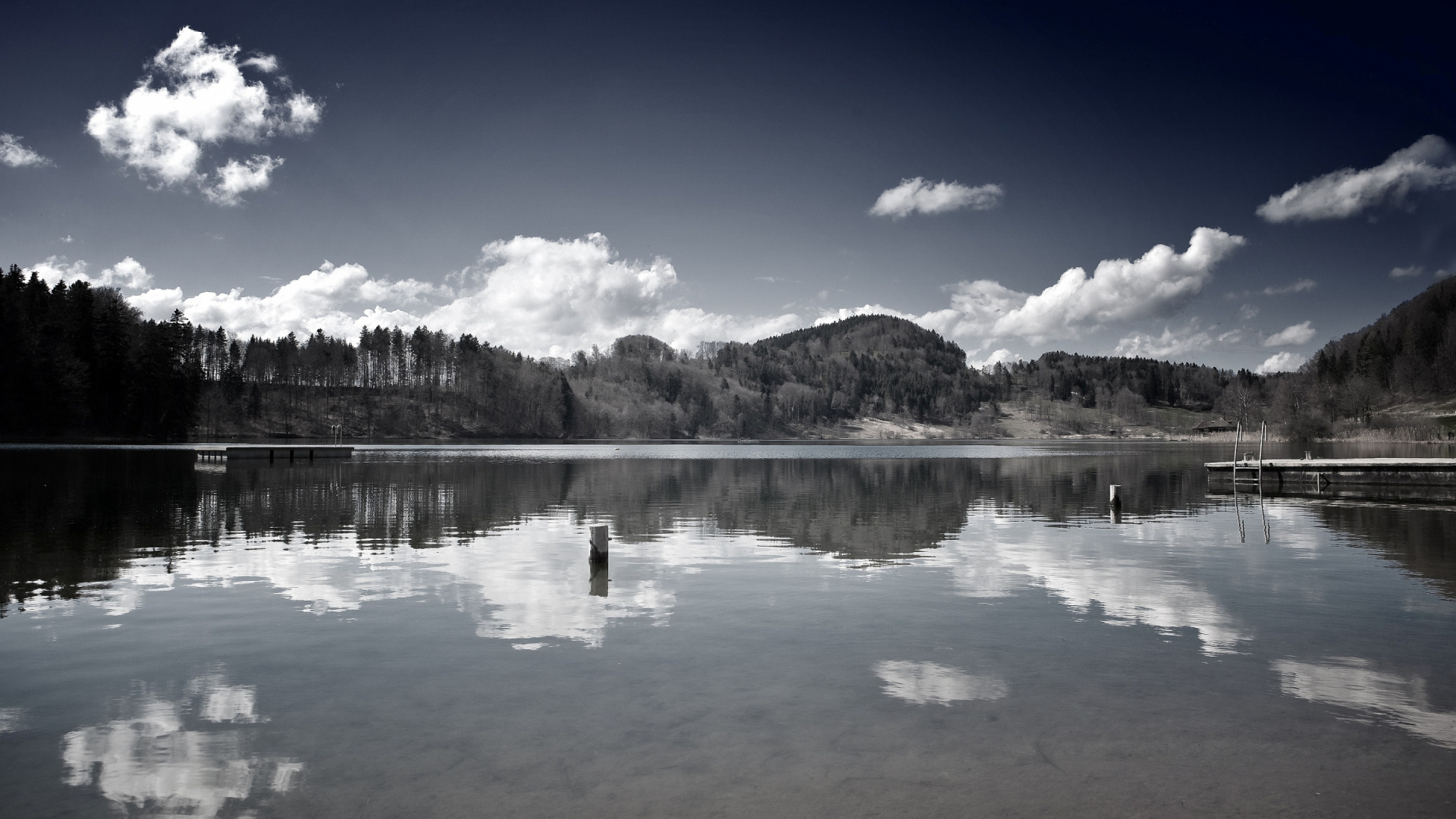 Reflexion, Gewässer, Natur, Wasser, Cloud. Wallpaper in 1920x1080 Resolution