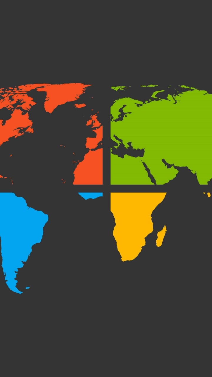 世界地图, 地球, 地图, 矢量图形, 色彩 壁纸 720x1280 允许