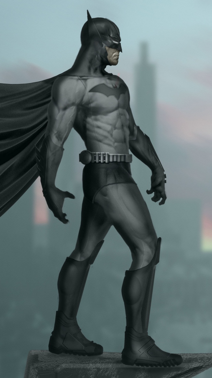 Estatua Negra de Una Mujer. Wallpaper in 720x1280 Resolution