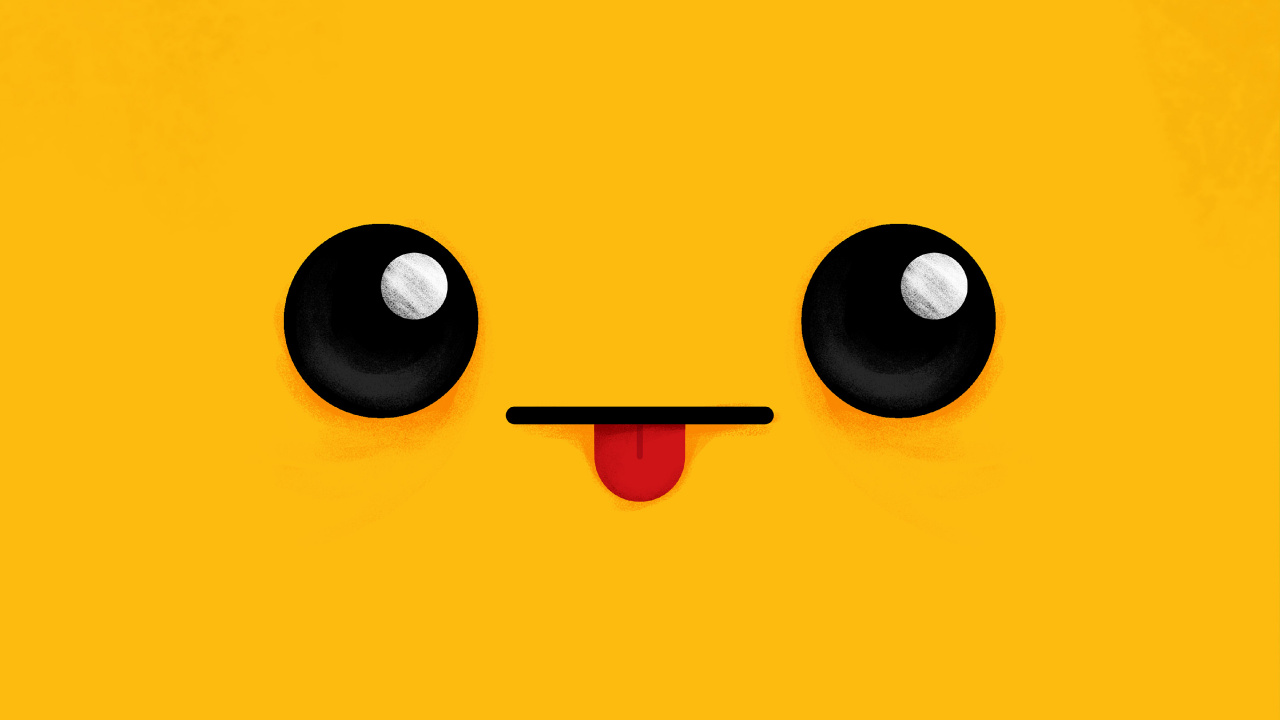 Orange, Gesture, Happy, Circle, Drawing. Wallpaper in 1280x720 Resolution