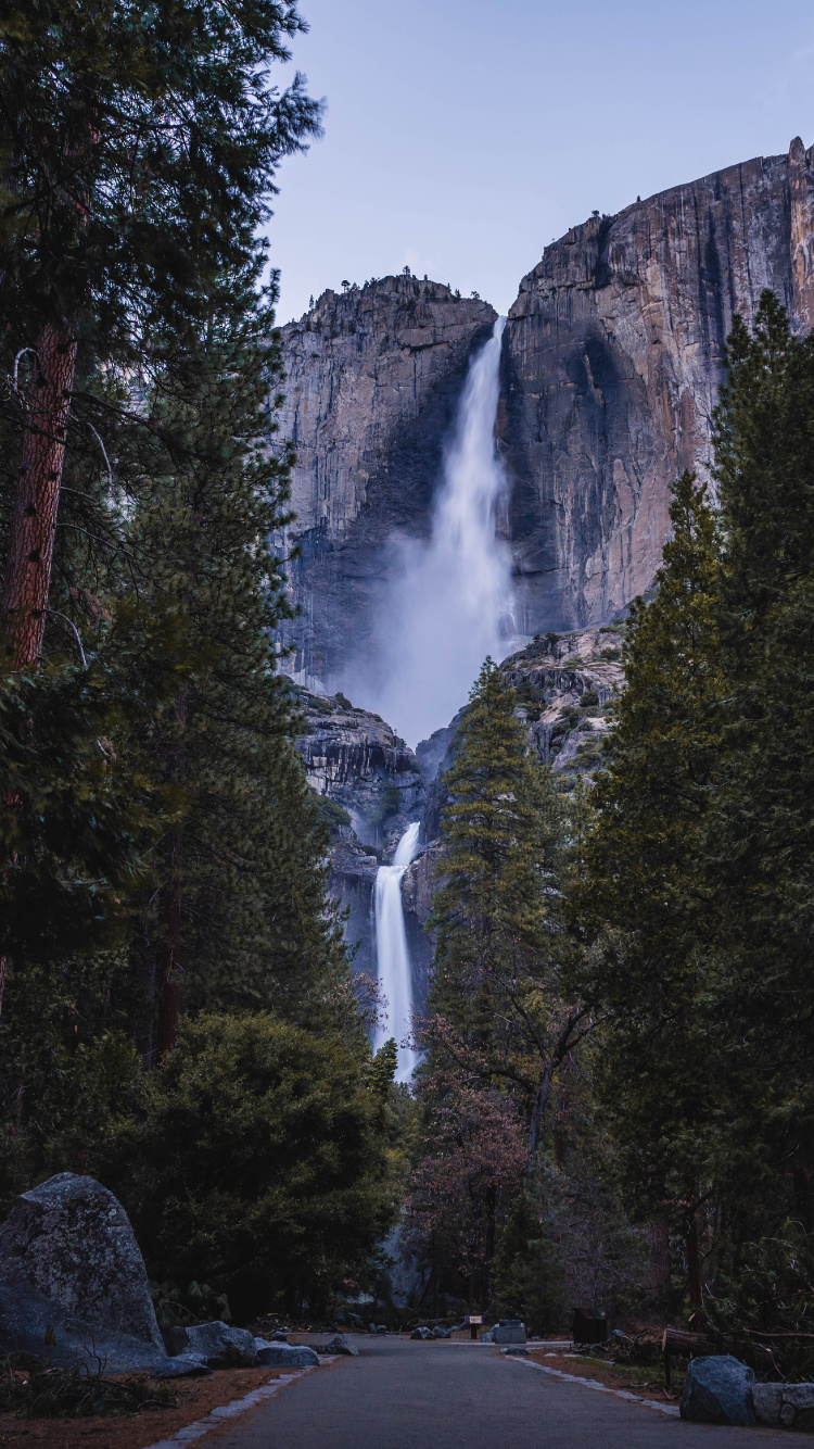 Cascada, Naturaleza, Paisaje Natural, Agua, Los Recursos de Agua. Wallpaper in 750x1334 Resolution