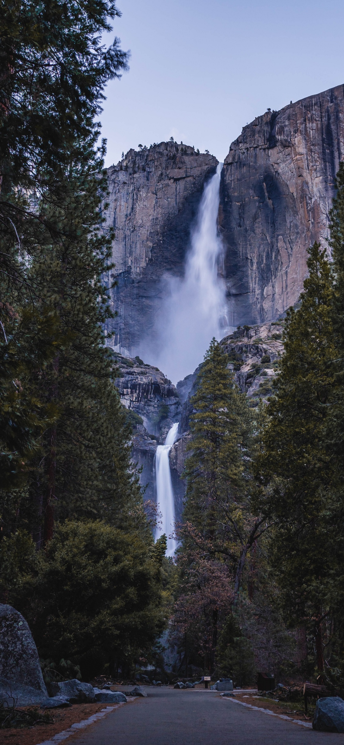Cascade, Nature, Paysage Naturel, Eau, Les Ressources en Eau. Wallpaper in 1125x2436 Resolution