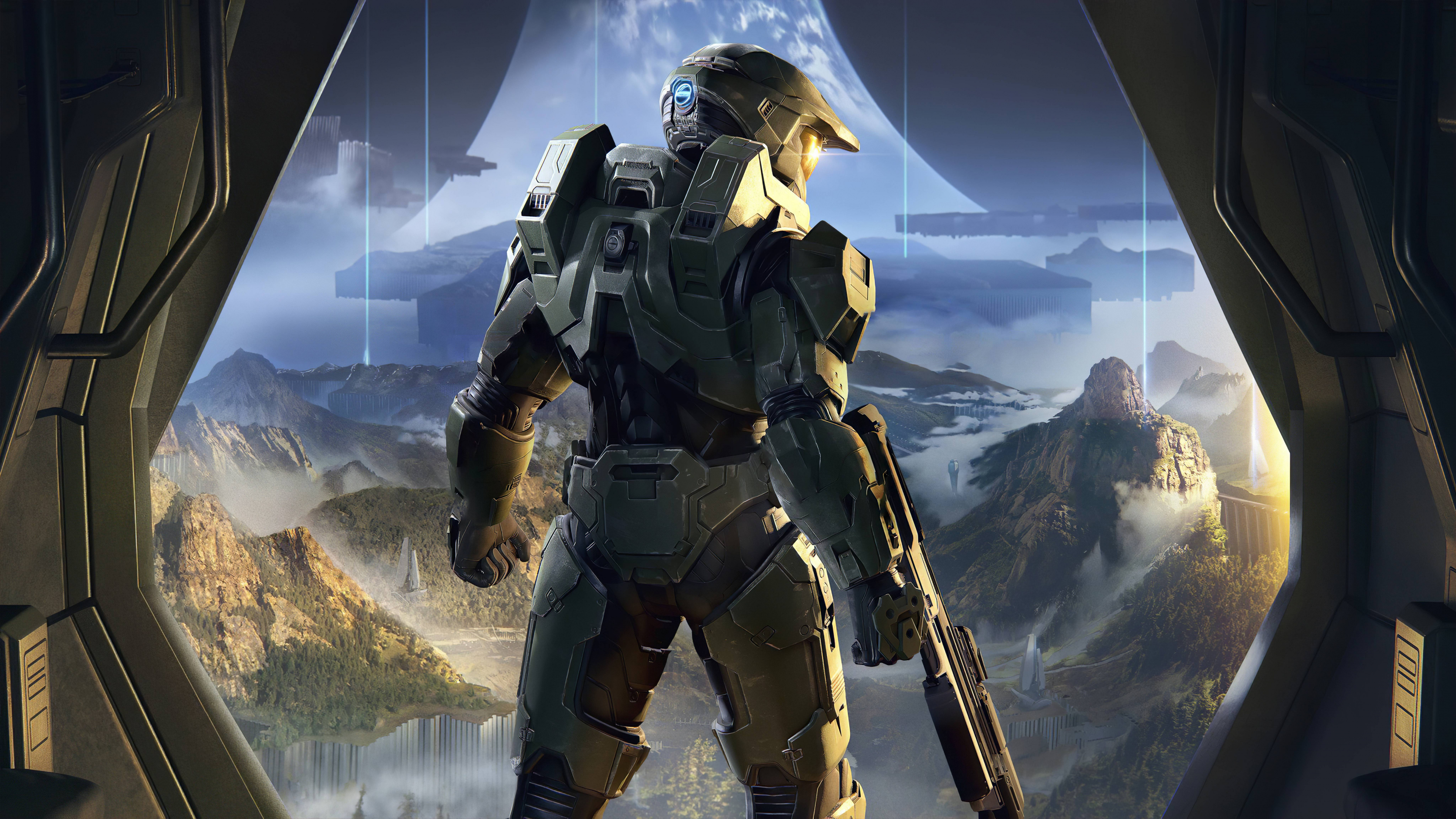 Download 3840x2160 Wallpaper Halo Infinito, Juego de Pc, Pel, Composición Digital, Juego de Aventura Halo Infinito, Juego de Pc, Pel, Composición Digital, Juego de Aventura. Wallpaper in 3840x2160 Resolution