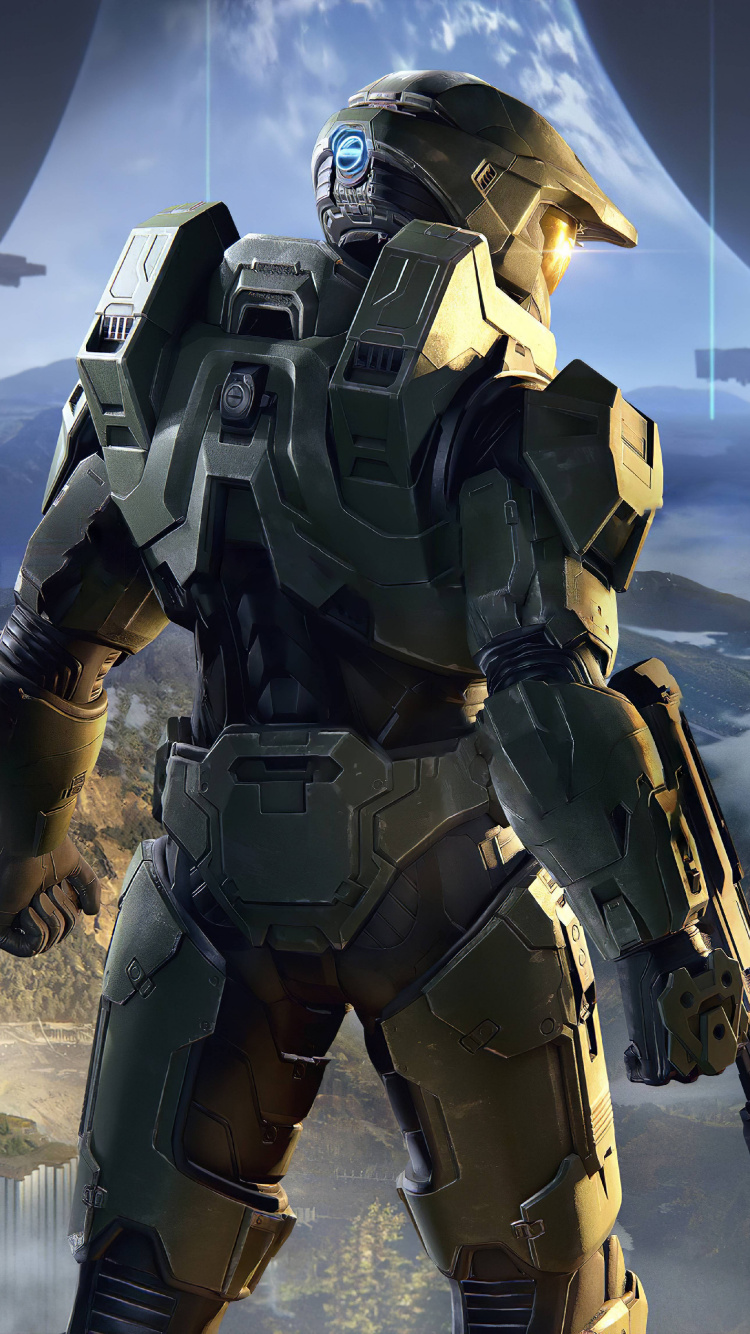 Halo Infinito, Juego de Pc, Pel, Composición Digital, Juego de Aventura. Wallpaper in 750x1334 Resolution
