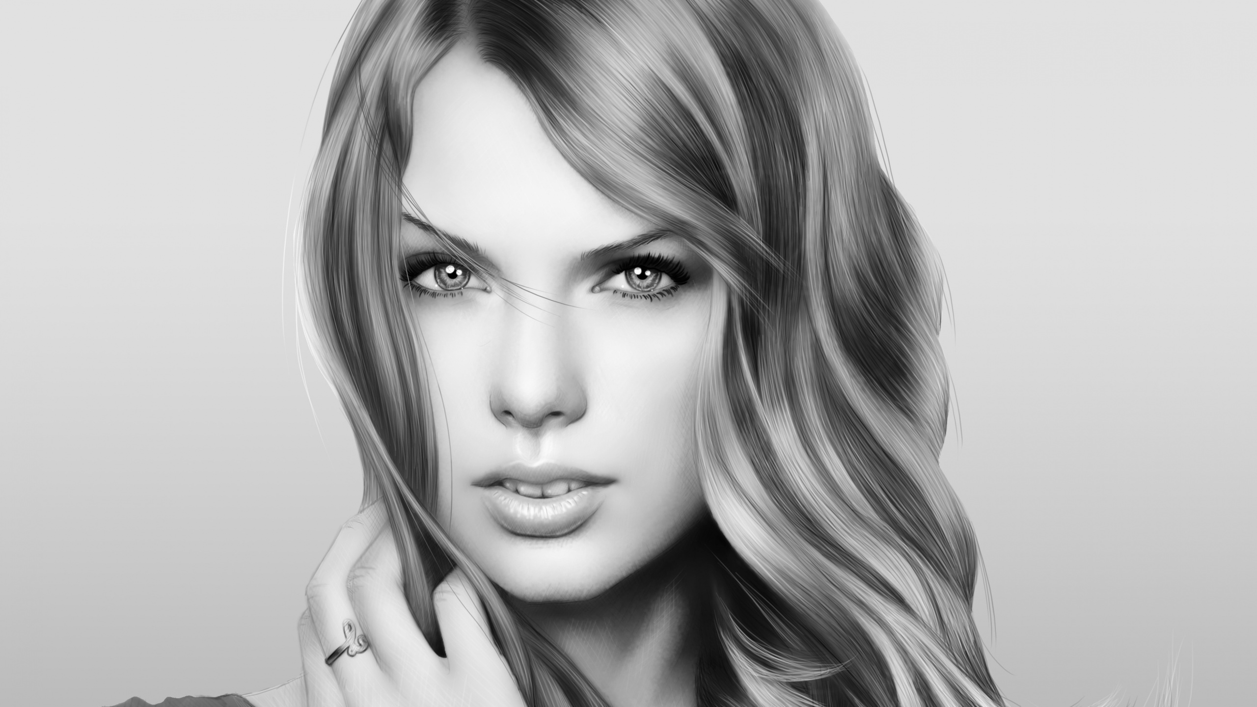 Musik, Augenbraue, Gesicht, Lippe, Modell. Wallpaper in 2560x1440 Resolution