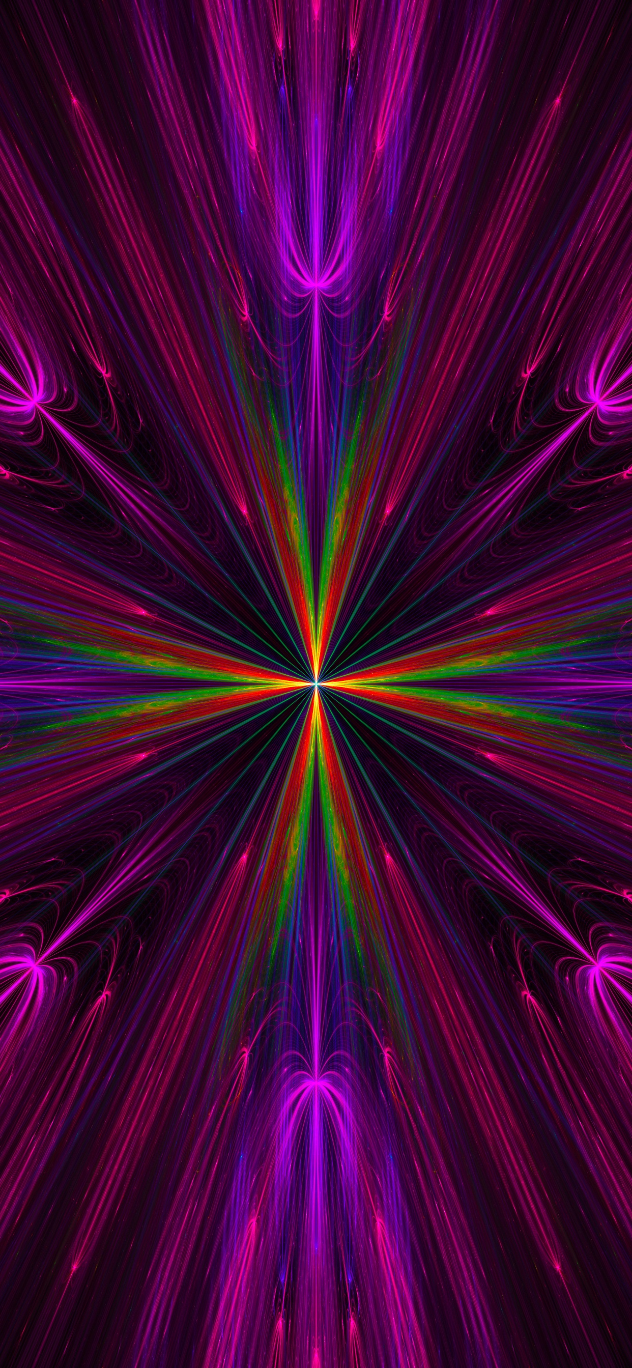 Purple and Black Light Illustration. Wallpaper in 1242x2688 Resolution