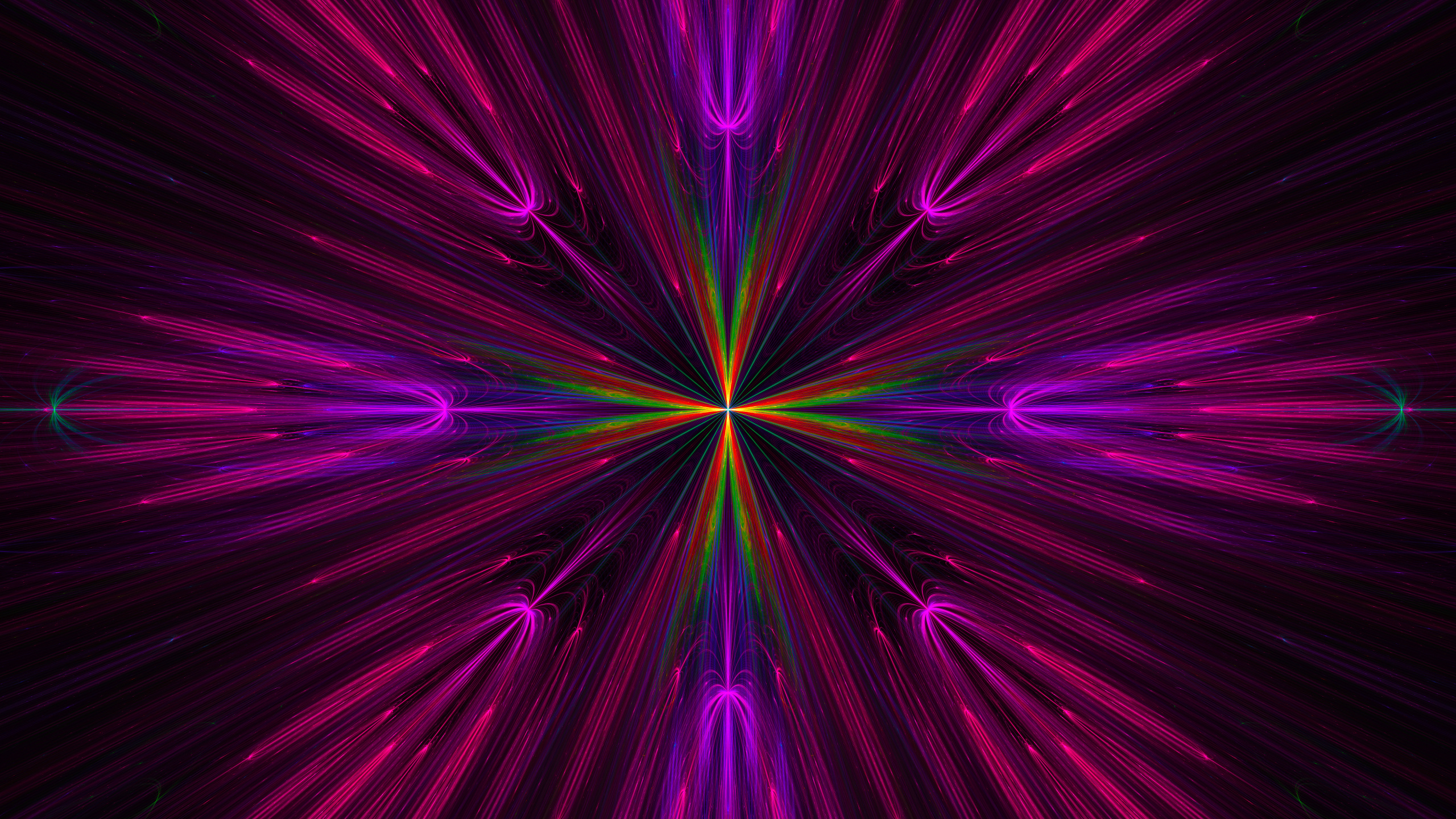 Purple and Black Light Illustration. Wallpaper in 2560x1440 Resolution