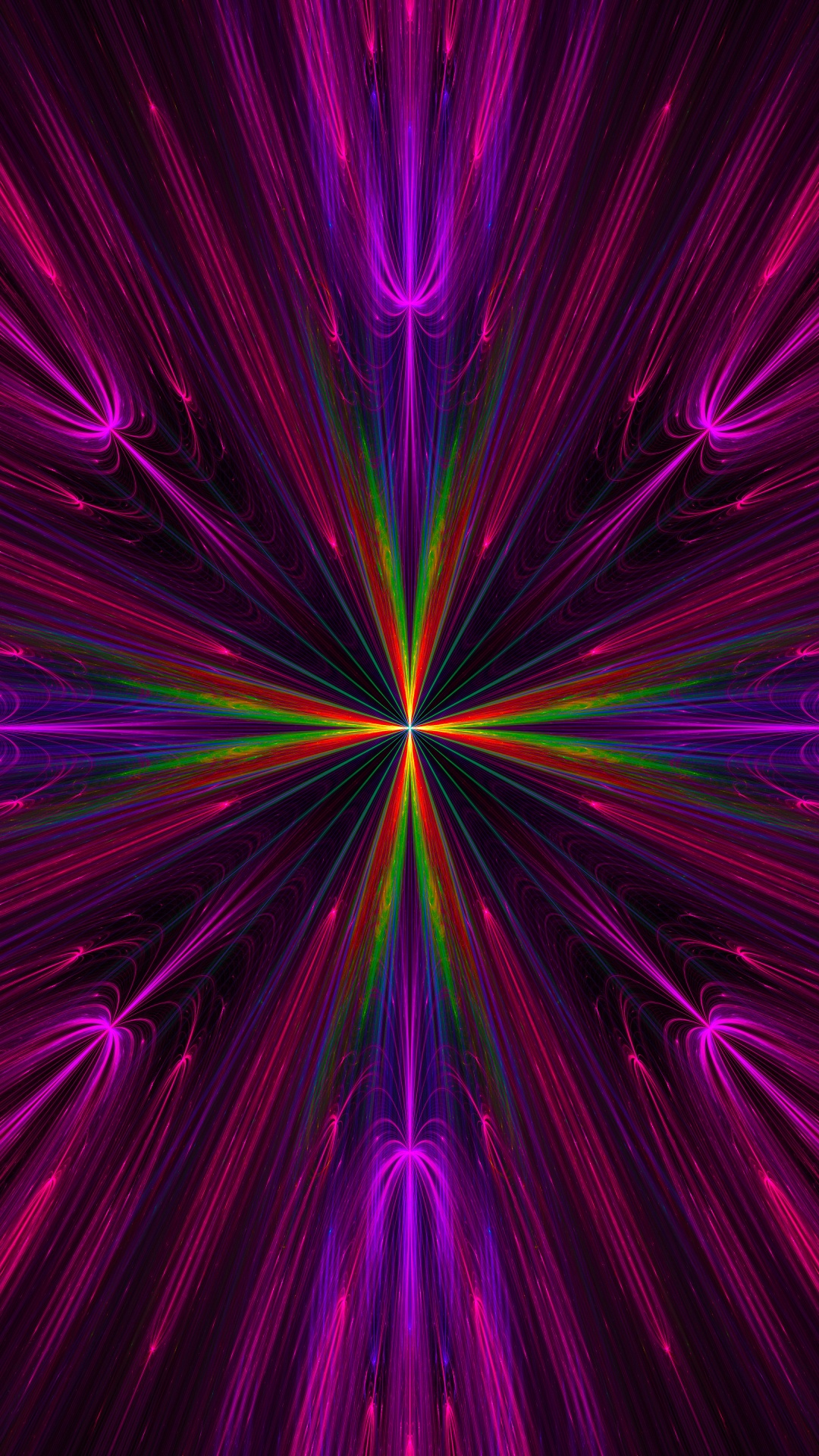 Illustration de Lumière Violette et Noire. Wallpaper in 1080x1920 Resolution