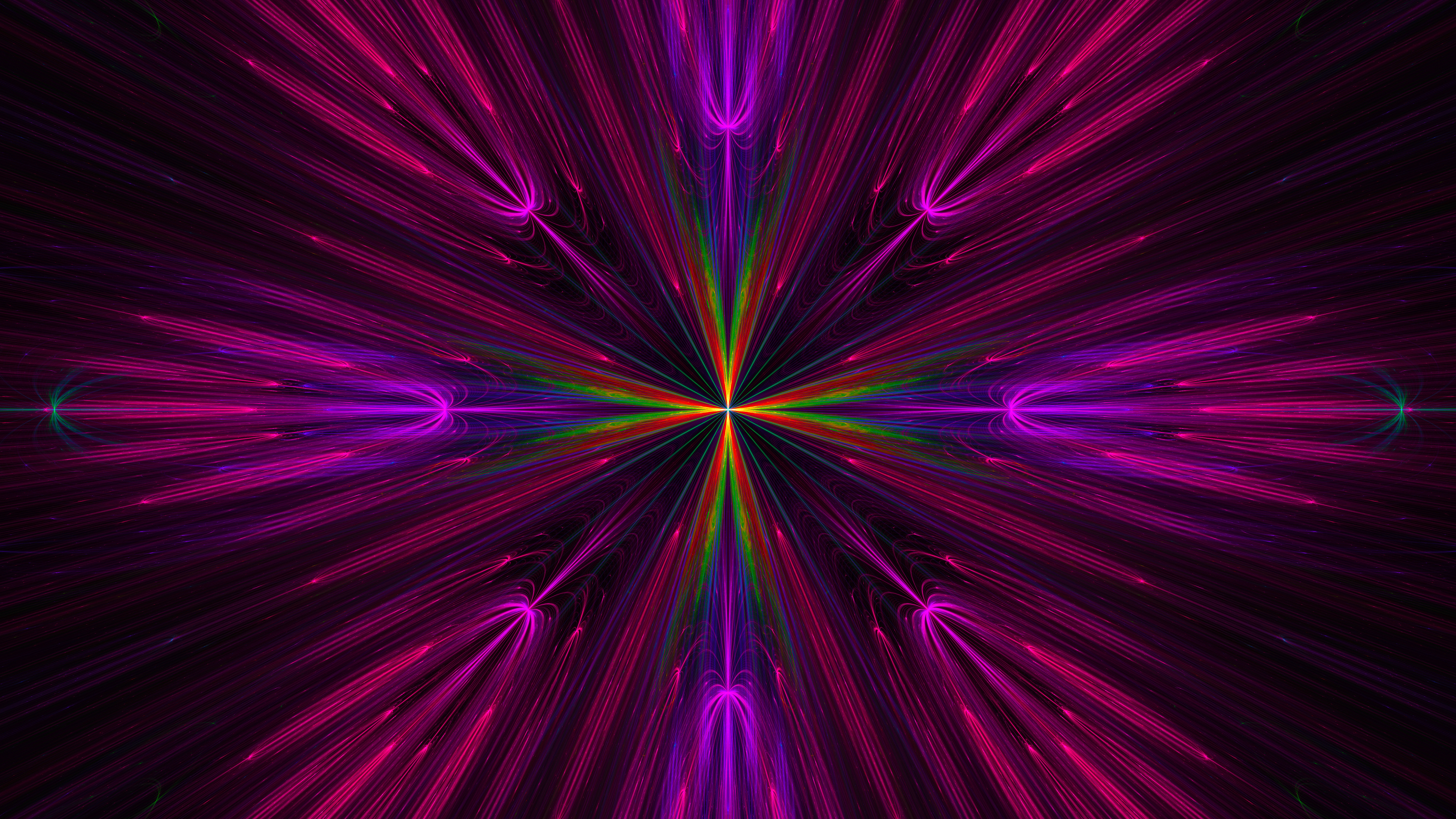 Illustration de Lumière Violette et Noire. Wallpaper in 3840x2160 Resolution