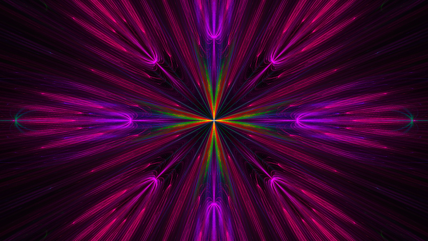 Lila Und Schwarzlichtillustration. Wallpaper in 1366x768 Resolution