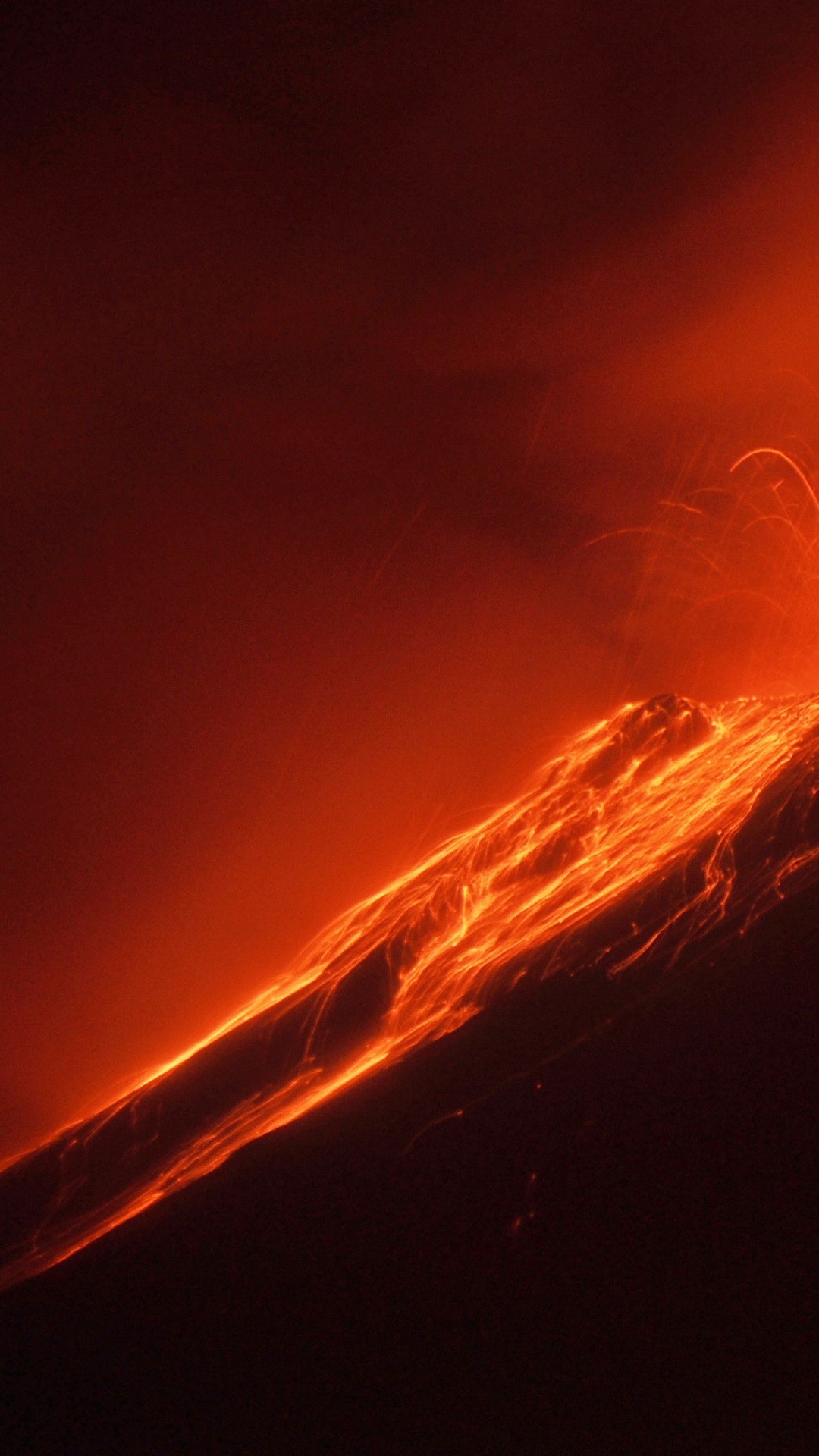 热, 气氛, 熔岩, 类型的火山爆发, 超级火山 壁纸 1080x1920 允许