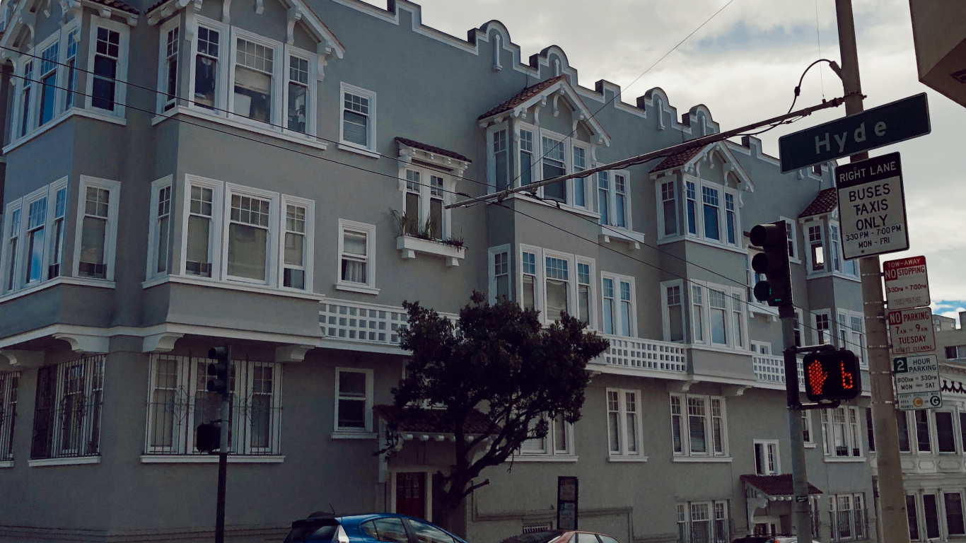 窗口, 街区, 街, 路灯 壁纸 1366x768 允许