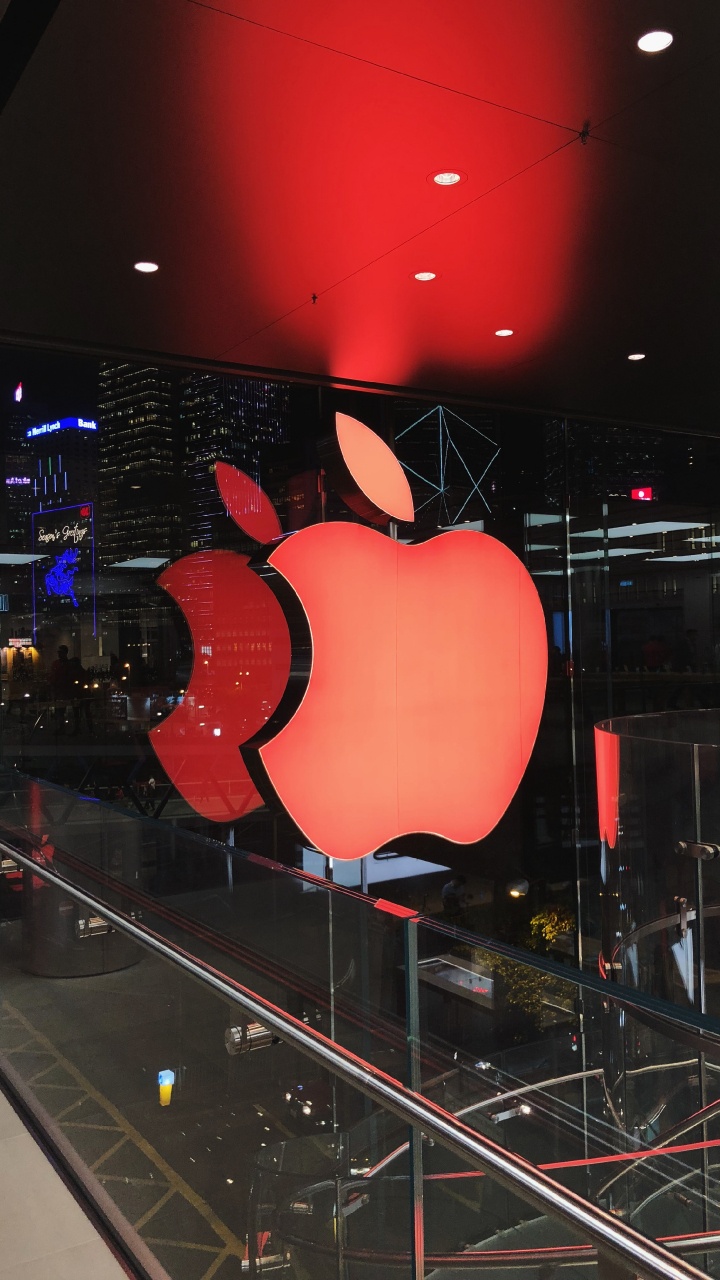 Apple, Lighting, Carmine, Apples, Fruit. Wallpaper in 720x1280 Resolution