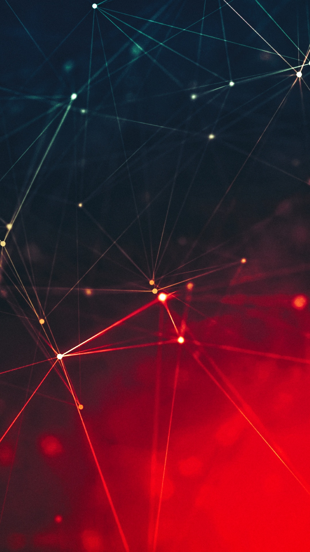 Red and Blue Light During Night Time. Wallpaper in 1080x1920 Resolution