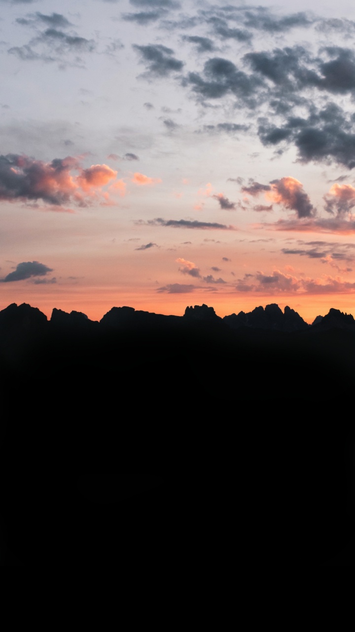 Coucher de Soleil Sombre Transparent, Libellule, Soleil Soleil, Deezer, Spotify. Wallpaper in 720x1280 Resolution