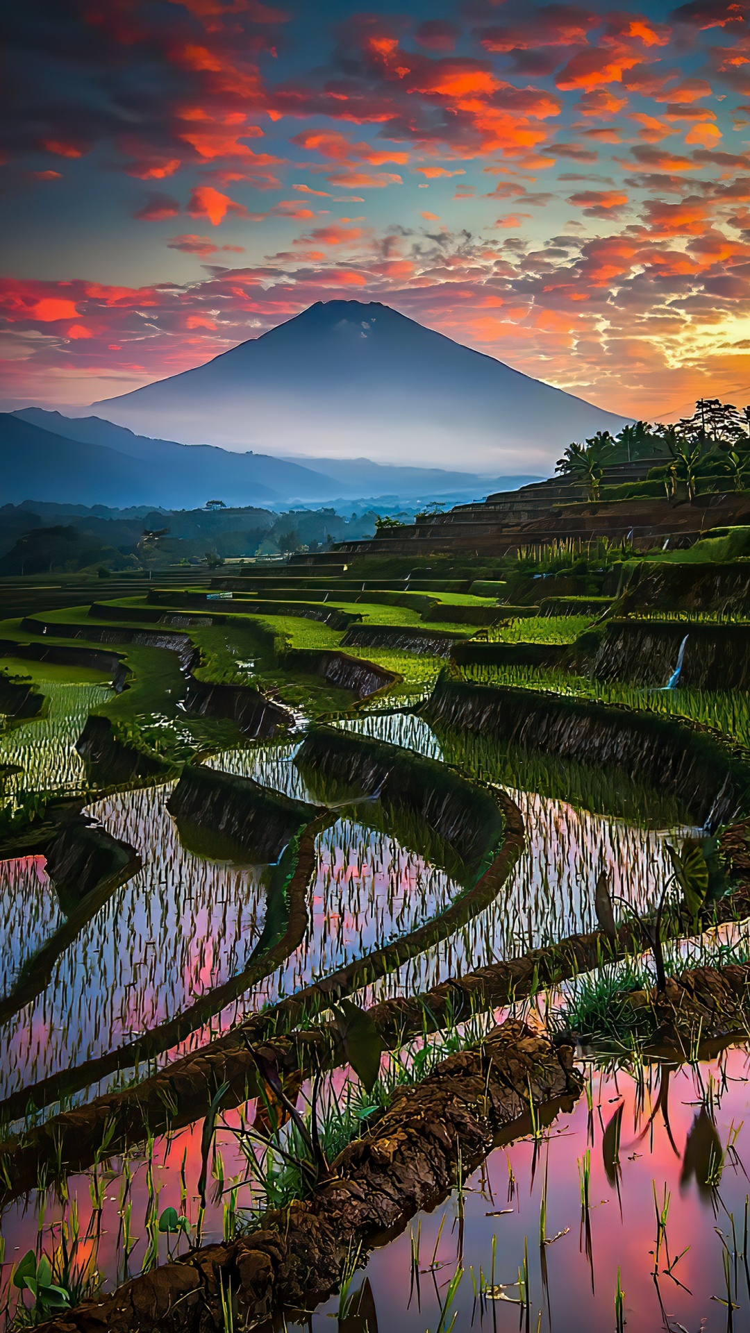 Bali, Java Central, Paysage Naturel, Les Gens Dans la Nature, Environnement Naturel. Wallpaper in 1080x1920 Resolution