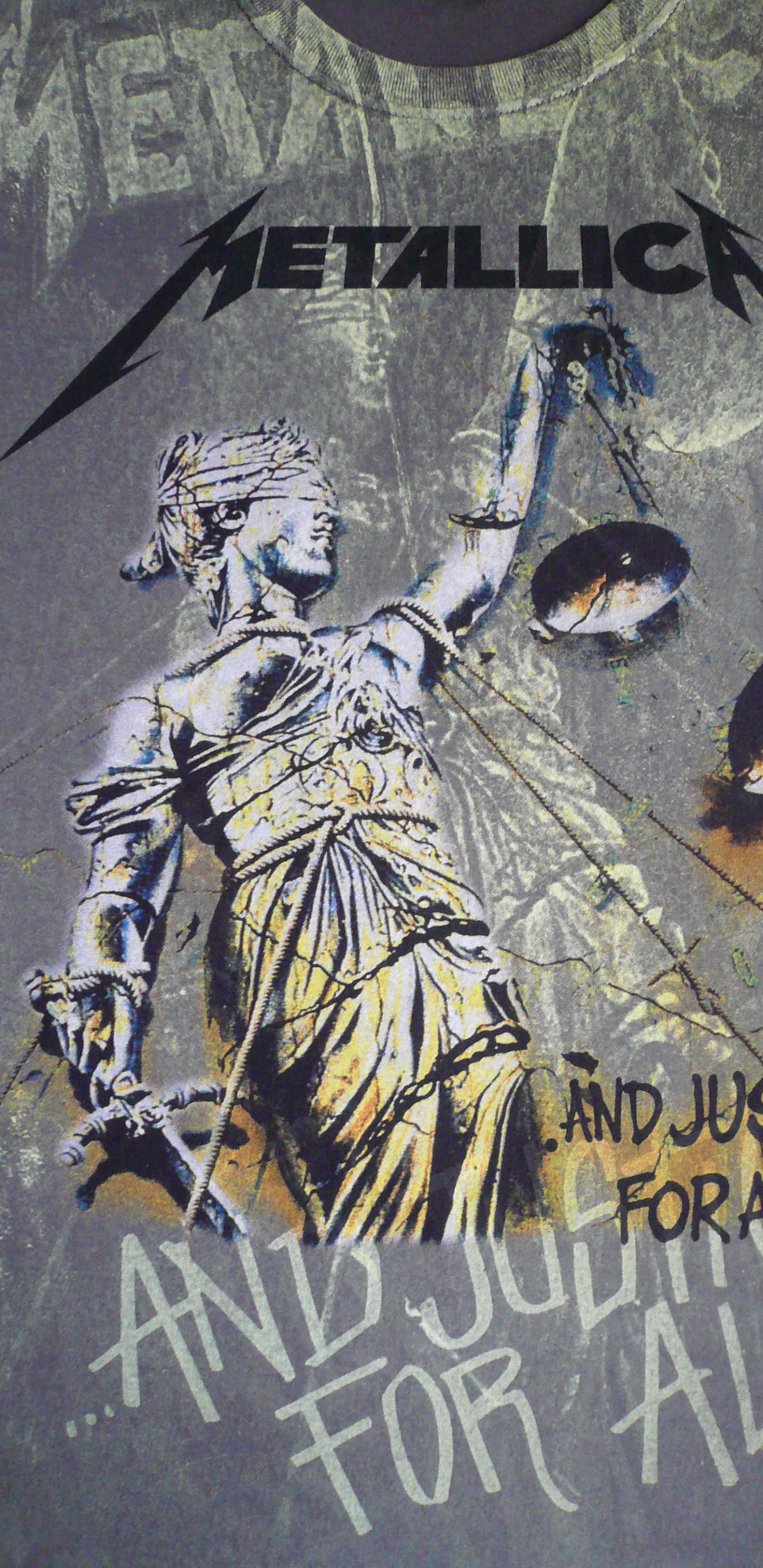 Y Justicia Para Todos, Metallica, Arte, Artes Visuales, Artes Creativas. Wallpaper in 1440x2960 Resolution