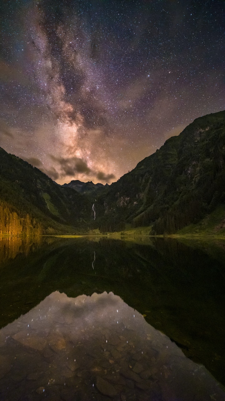 银河系, 明星, 气氛, 自然景观, 水道 壁纸 720x1280 允许