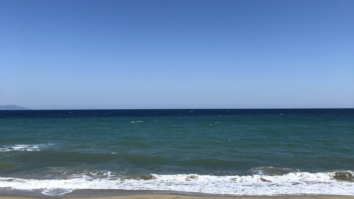 Mer, Plage, Eau, le Vent Vague, Corps de L'eau. Wallpaper in 1366x768 Resolution