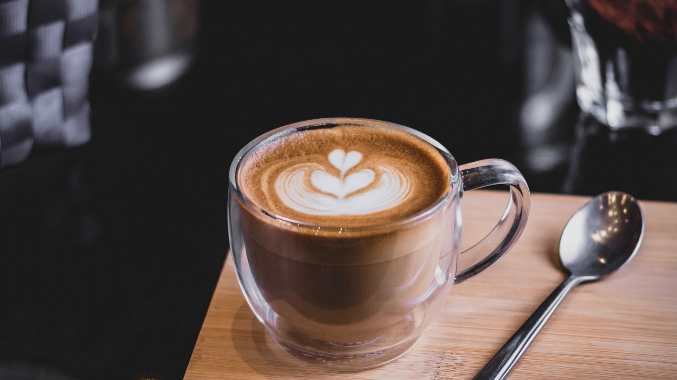 Cafe Coffee, Coffee, Latte, Espresso, Tea. Wallpaper in 1366x768 Resolution