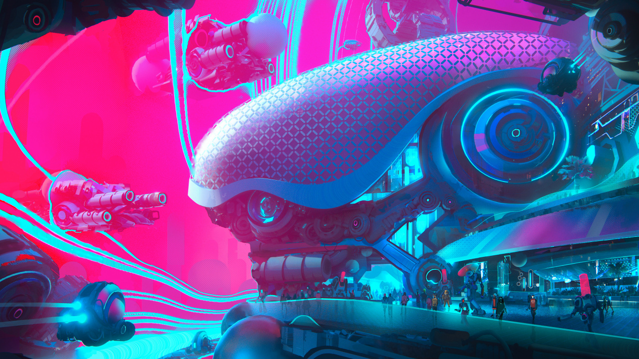 Light, Art, Artist, Work of Art, Graphics. Wallpaper in 1280x720 Resolution