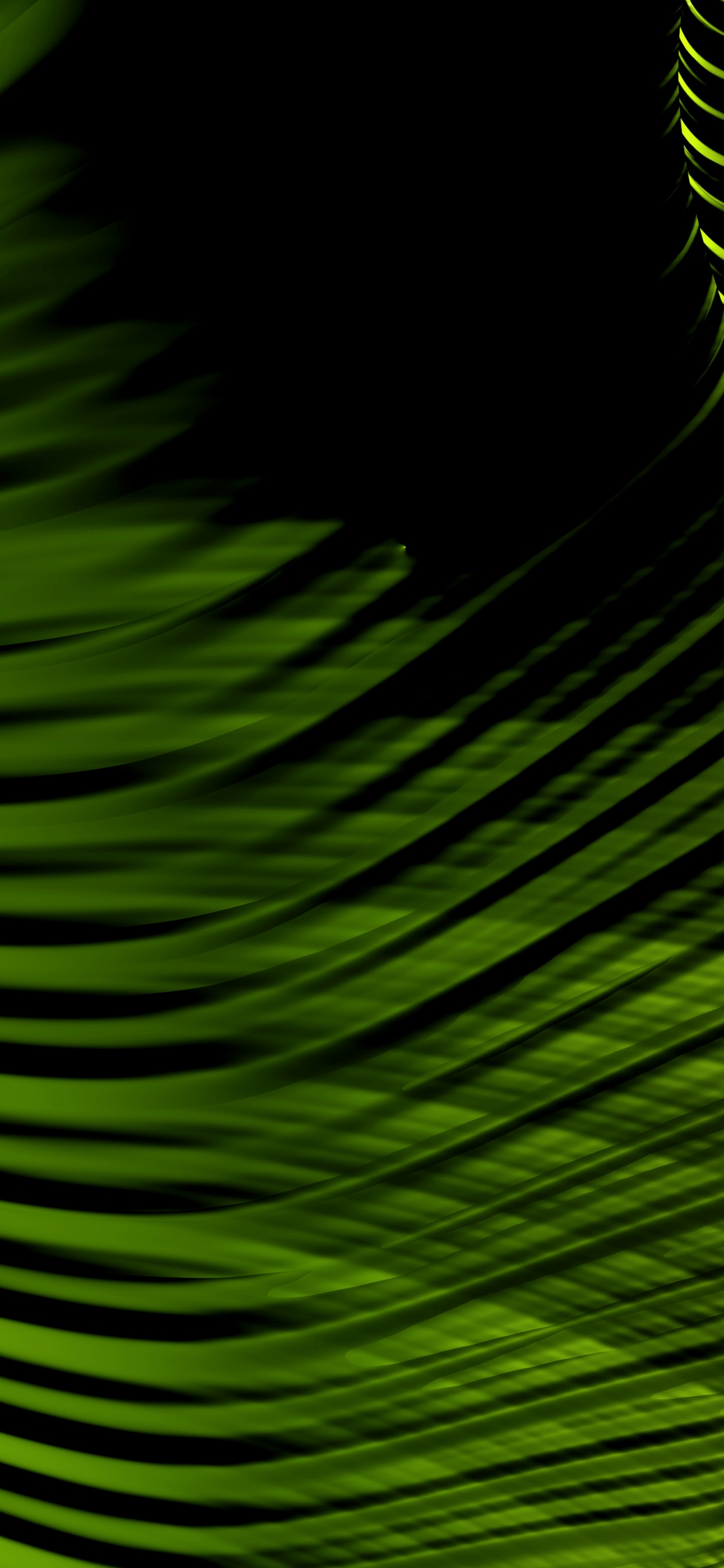 Textile Rayé Vert et Noir. Wallpaper in 1242x2688 Resolution