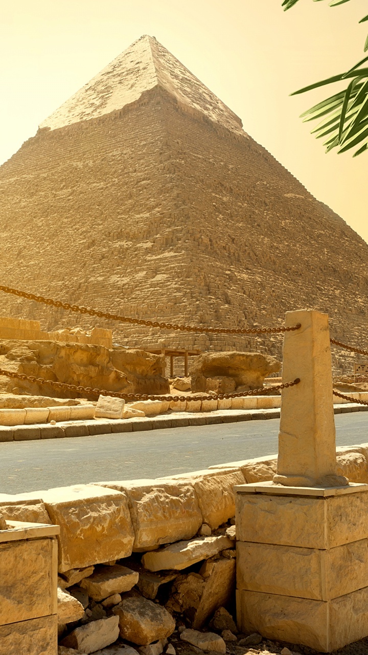 Pyramide Près du Plan D'eau Pendant la Journée. Wallpaper in 720x1280 Resolution