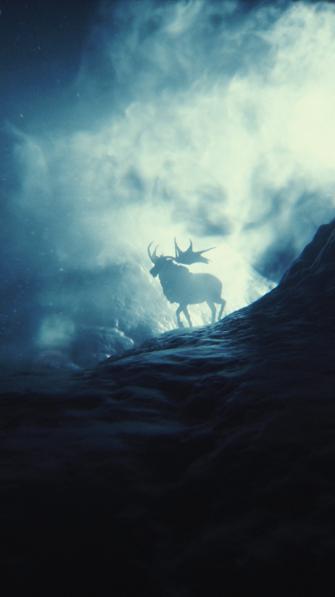 Person in Black Wetsuit in Water. Wallpaper in 1080x1920 Resolution