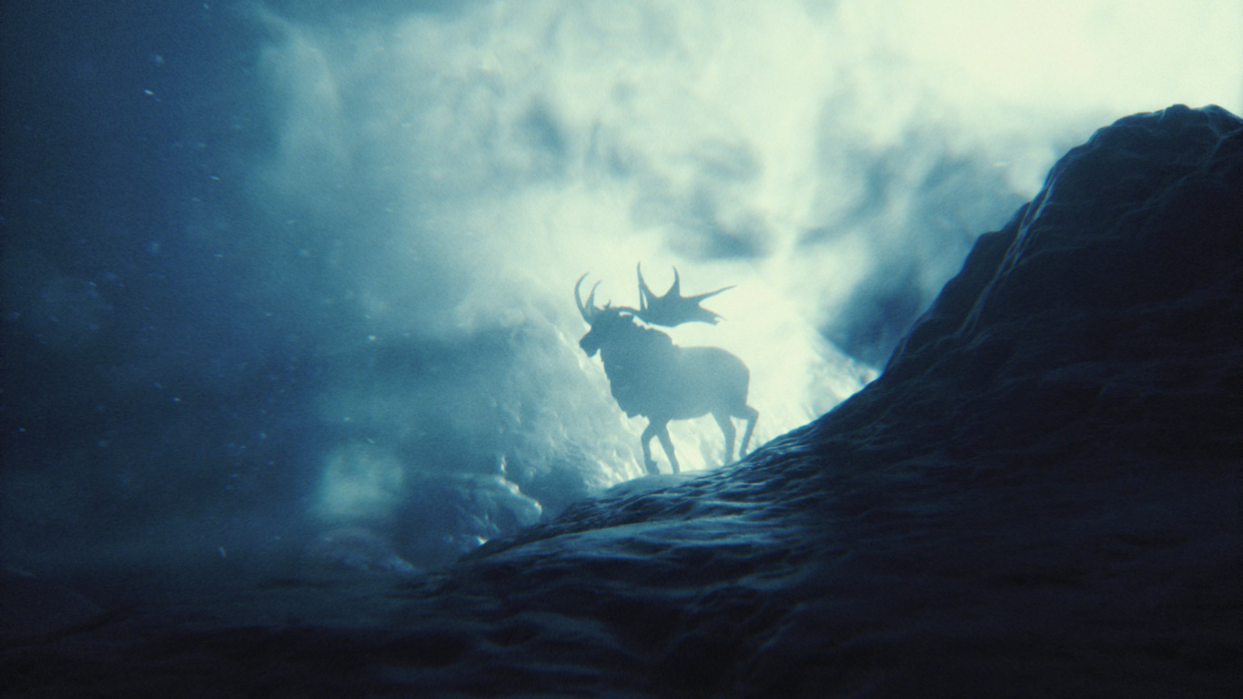 Personne en Combinaison Noire Dans L'eau. Wallpaper in 1366x768 Resolution