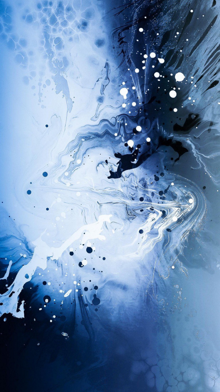 苹果, 液体, 气氛, Azure, 流体 壁纸 750x1334 允许