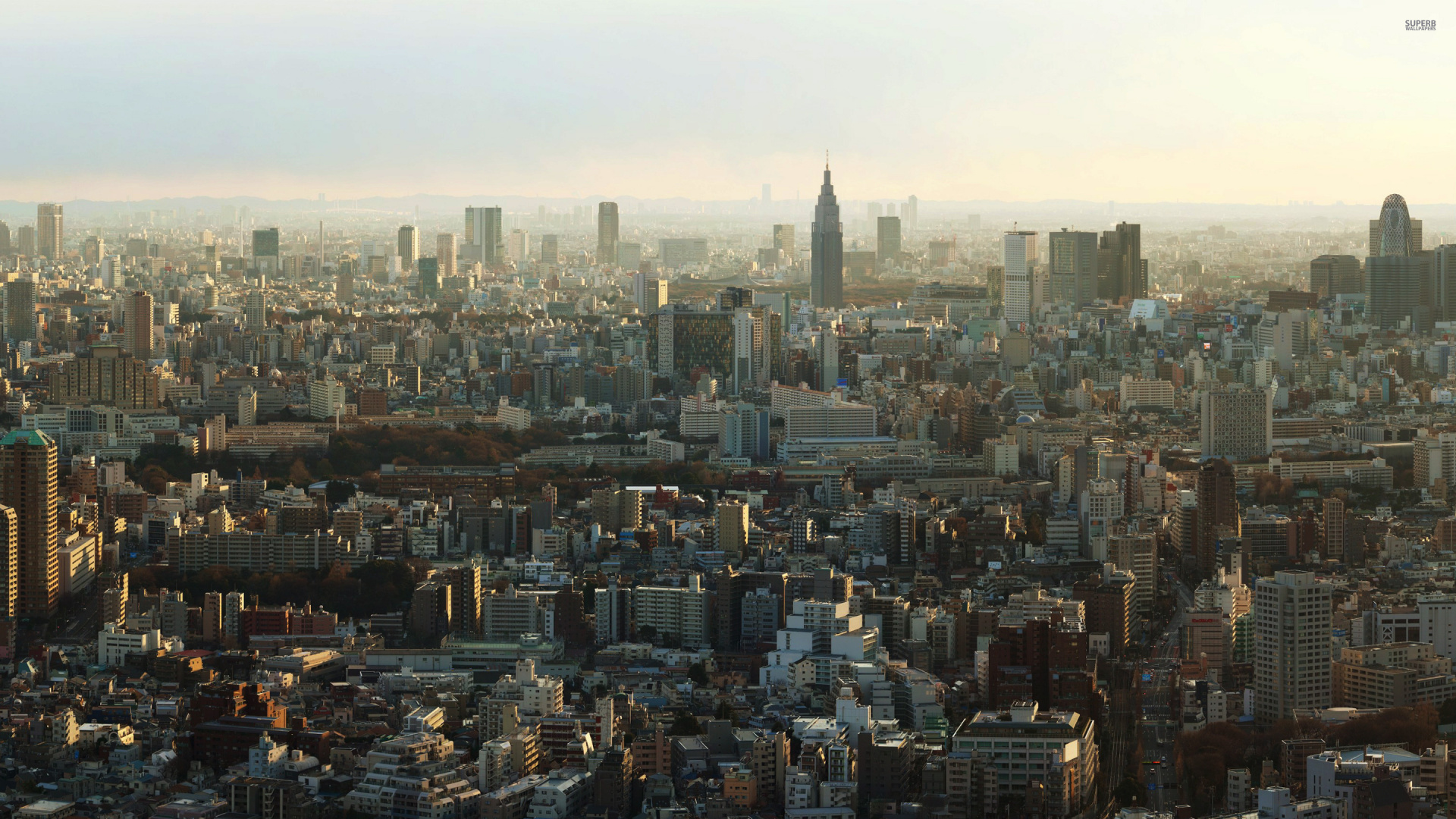 Aerial View of City Buildings During Daytime. Wallpaper in 1920x1080 Resolution