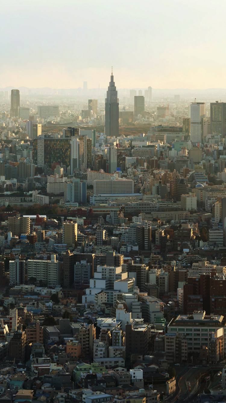 Aerial View of City Buildings During Daytime. Wallpaper in 750x1334 Resolution