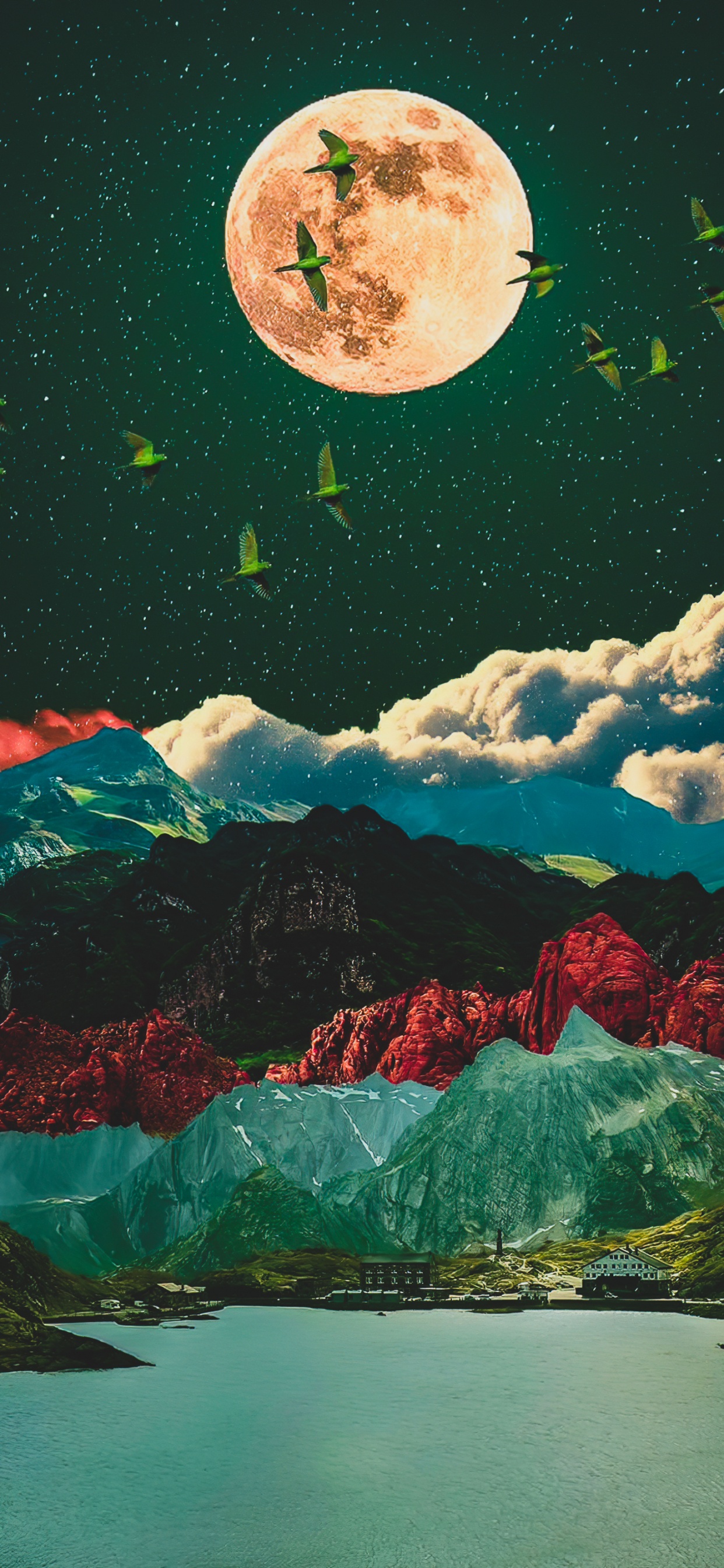 Nature, Green, World, Mountain, Natural Environment. Wallpaper in 1242x2688 Resolution