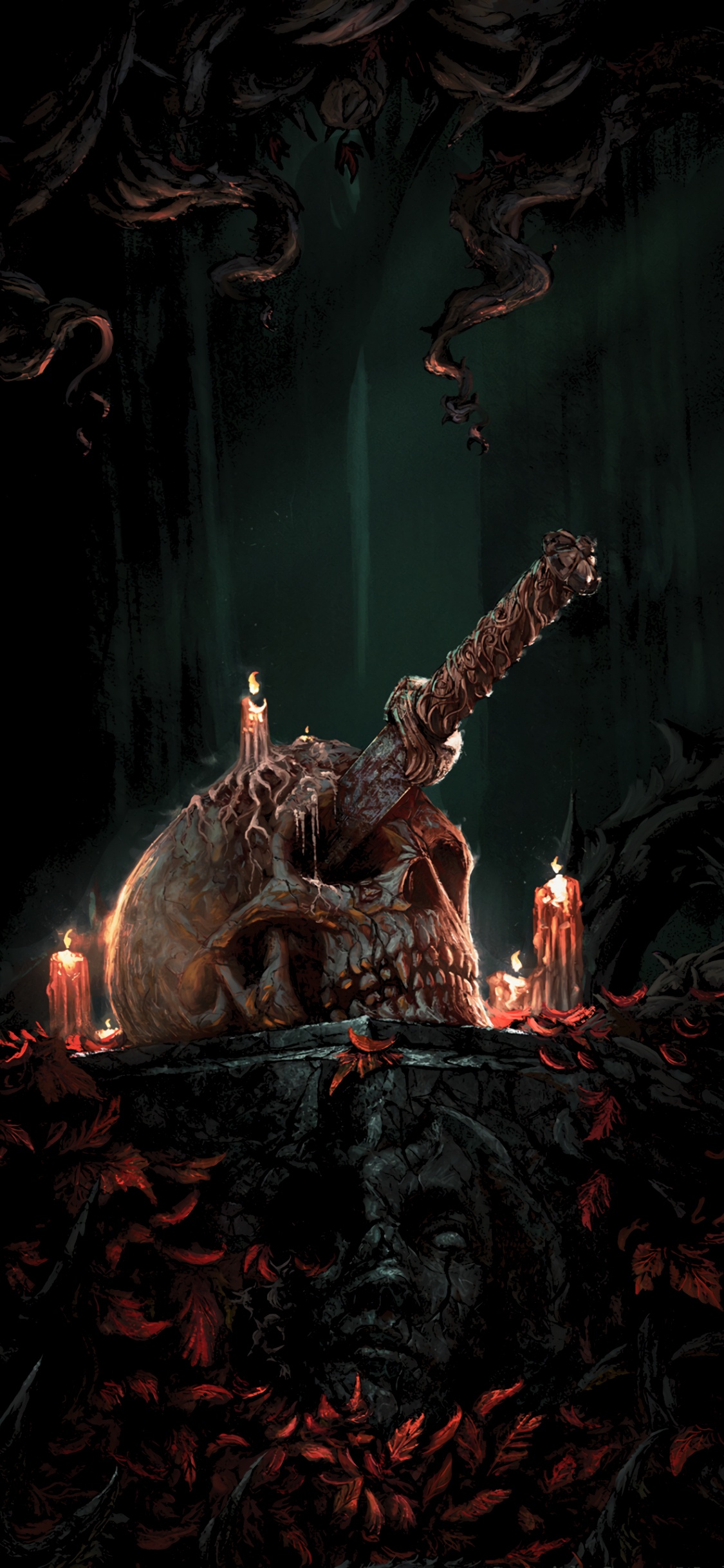 Ensueño Peter Fehervari, Ensoñación, Réquiem Infernal, Culto Del Amanecer Espiral, Casta de Fuego. Wallpaper in 1125x2436 Resolution