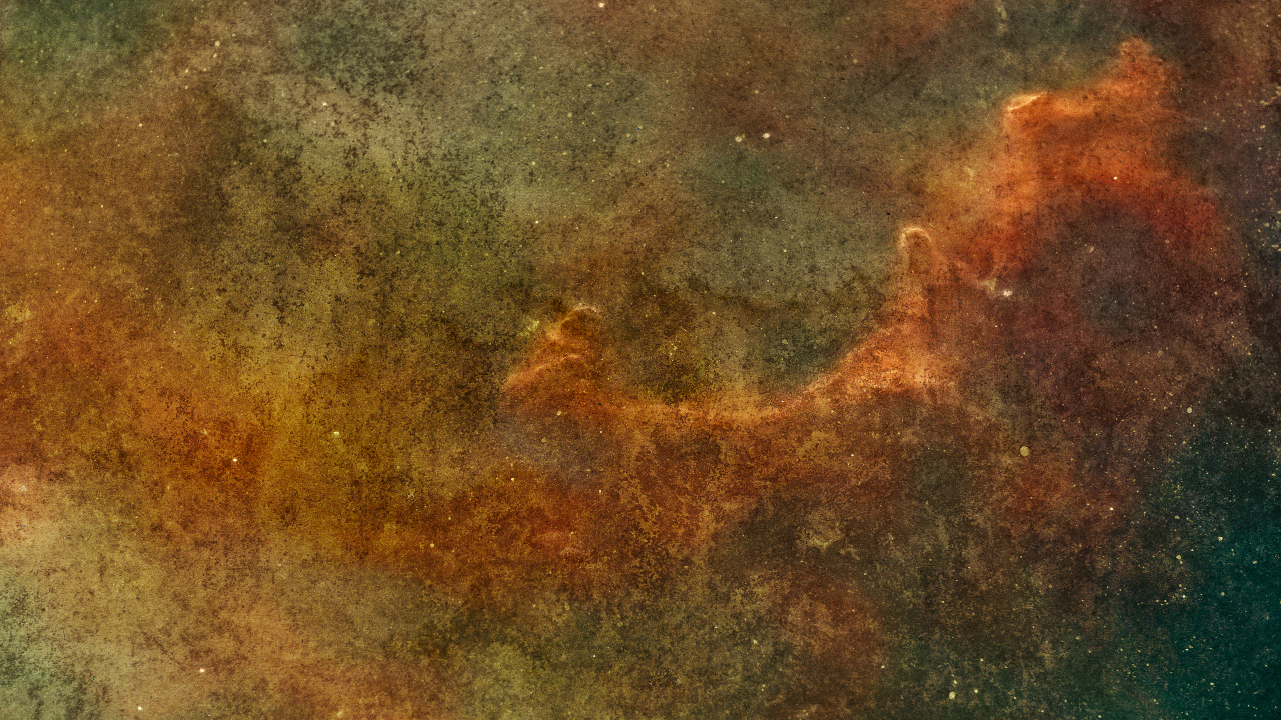 Green and Brown Abstract Painting. Wallpaper in 2560x1440 Resolution