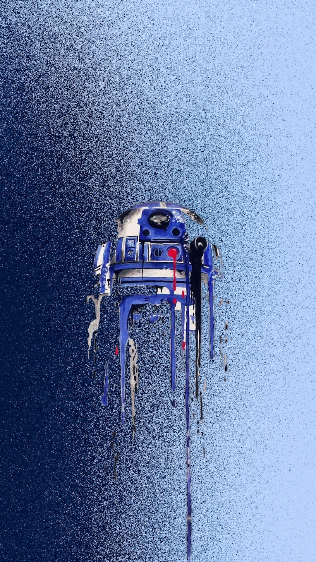 R2d2, 达斯维达, 星球大战, 车灯, 沥青 壁纸 1080x1920 允许
