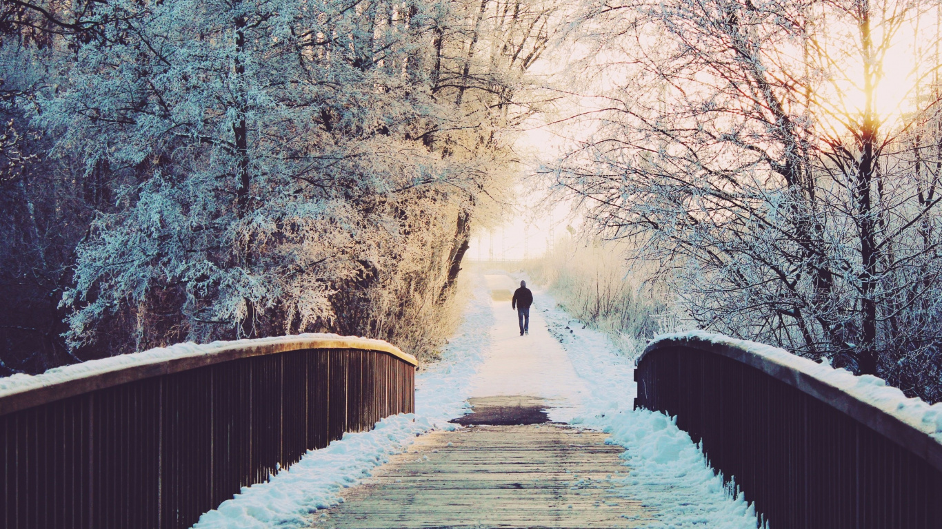 Eastbourne Winter, Winter, Wetter, Schnee, Kälte. Wallpaper in 1366x768 Resolution