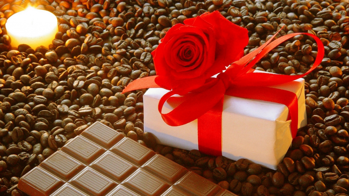 le Jour de Valentines, Douceur, Chocolat, Aliment, Confiserie. Wallpaper in 1366x768 Resolution