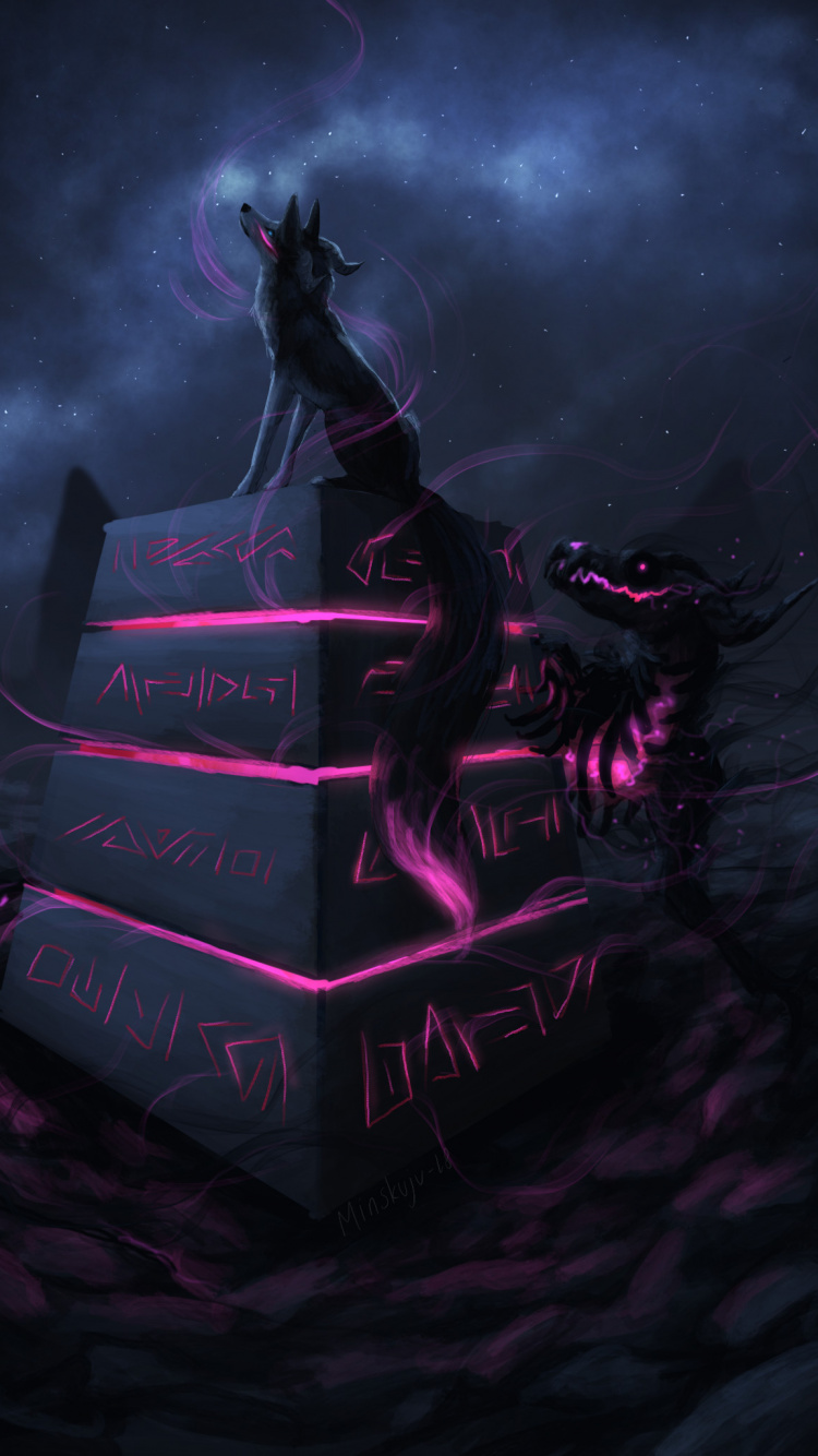 Mujer de Pelo Negro en Vestido Negro Ilustración. Wallpaper in 750x1334 Resolution