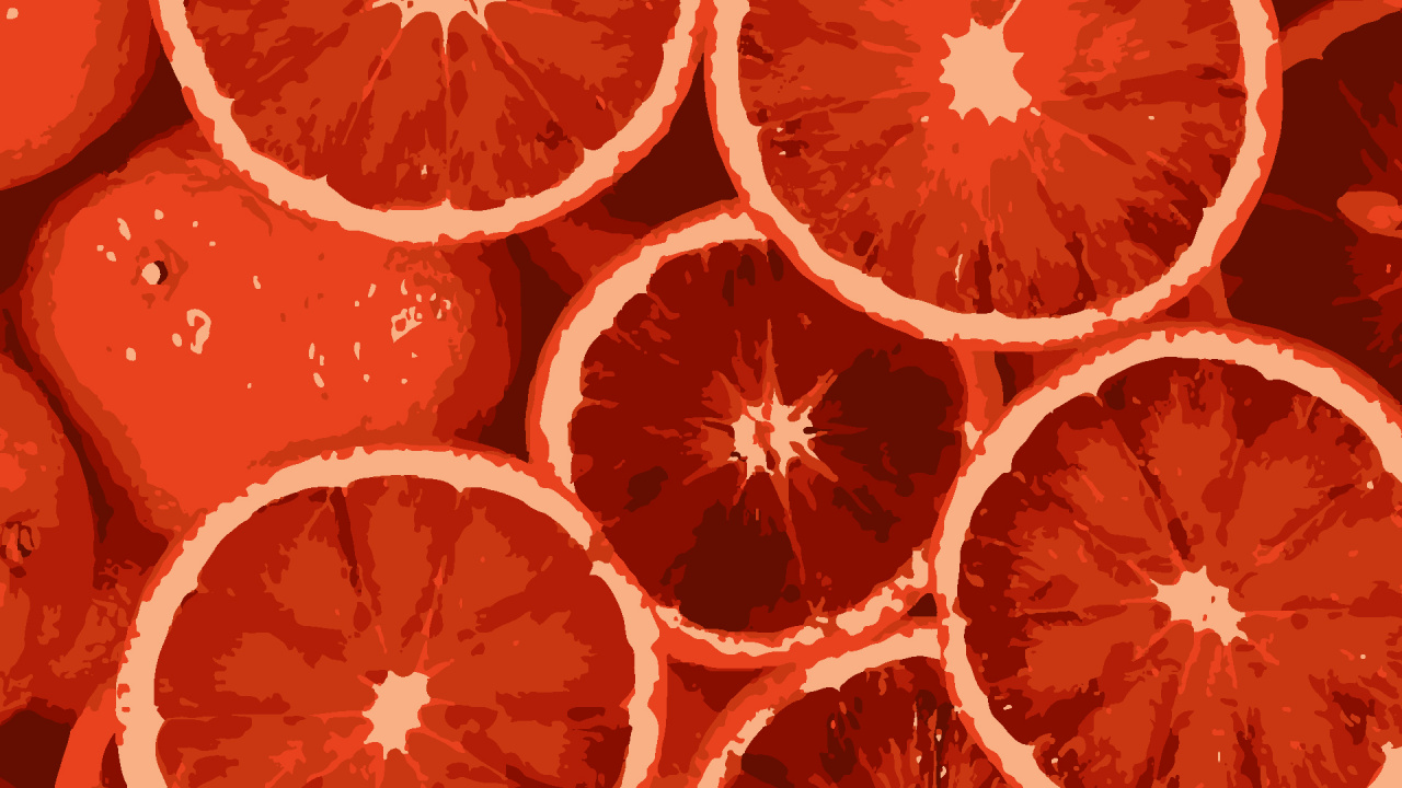 Arte, Obra de Arte, Arte Digital, Naranja, Rojo. Wallpaper in 1280x720 Resolution