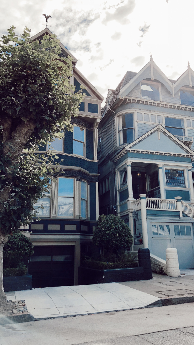 House, Clothing, Neighbourhood, Building, Town. Wallpaper in 750x1334 Resolution