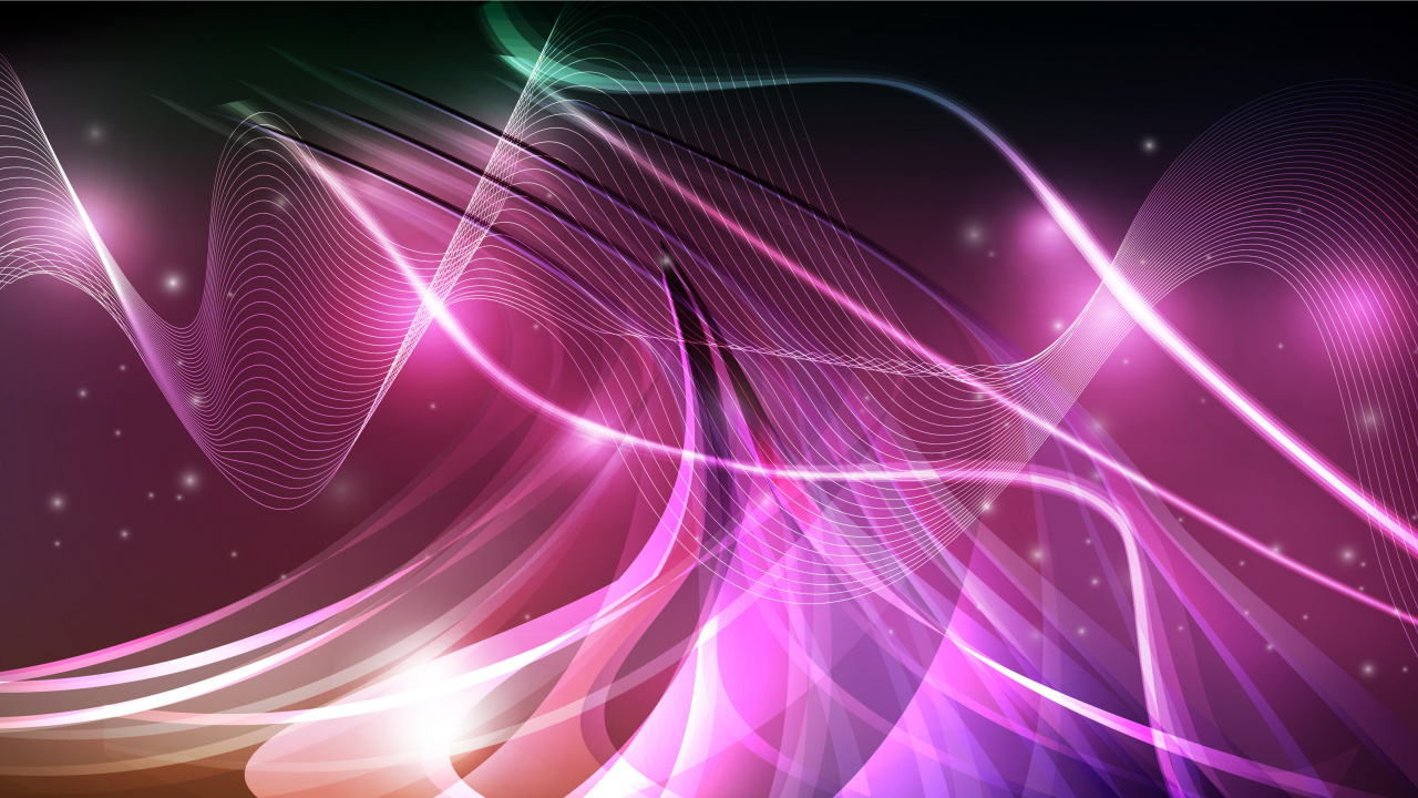 Purple and White Light Streaks. Wallpaper in 1280x720 Resolution