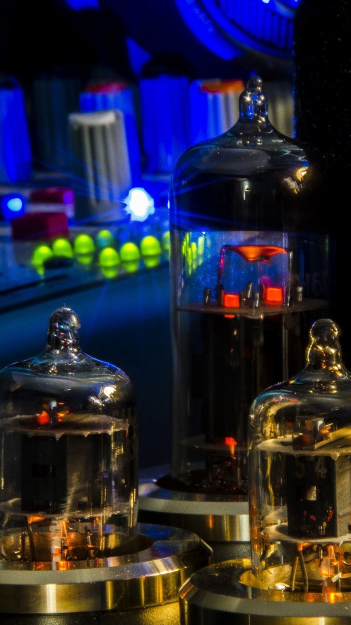 Vacuum Tube, Light, Lighting, Night, Glass. Wallpaper in 720x1280 Resolution