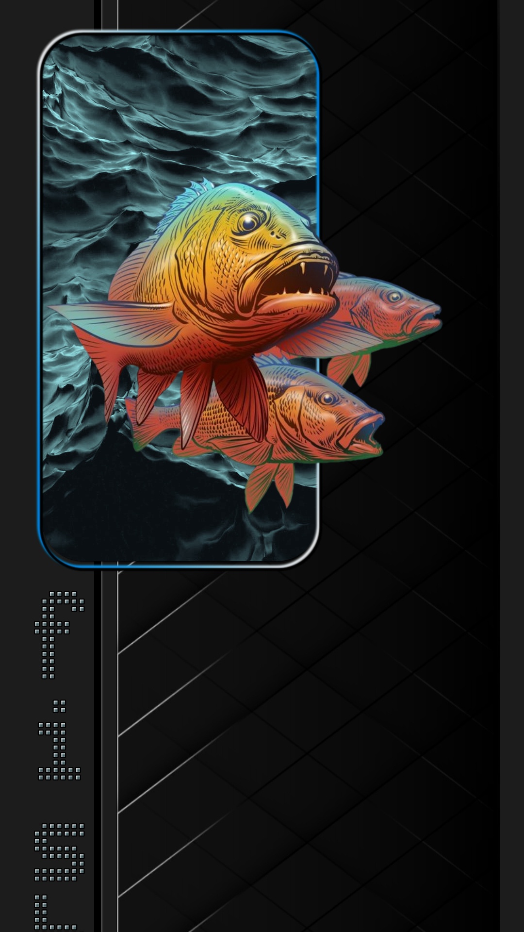 橙色, 夹钳, 艺术, 海洋生物学, 电蓝色的 壁纸 1080x1920 允许