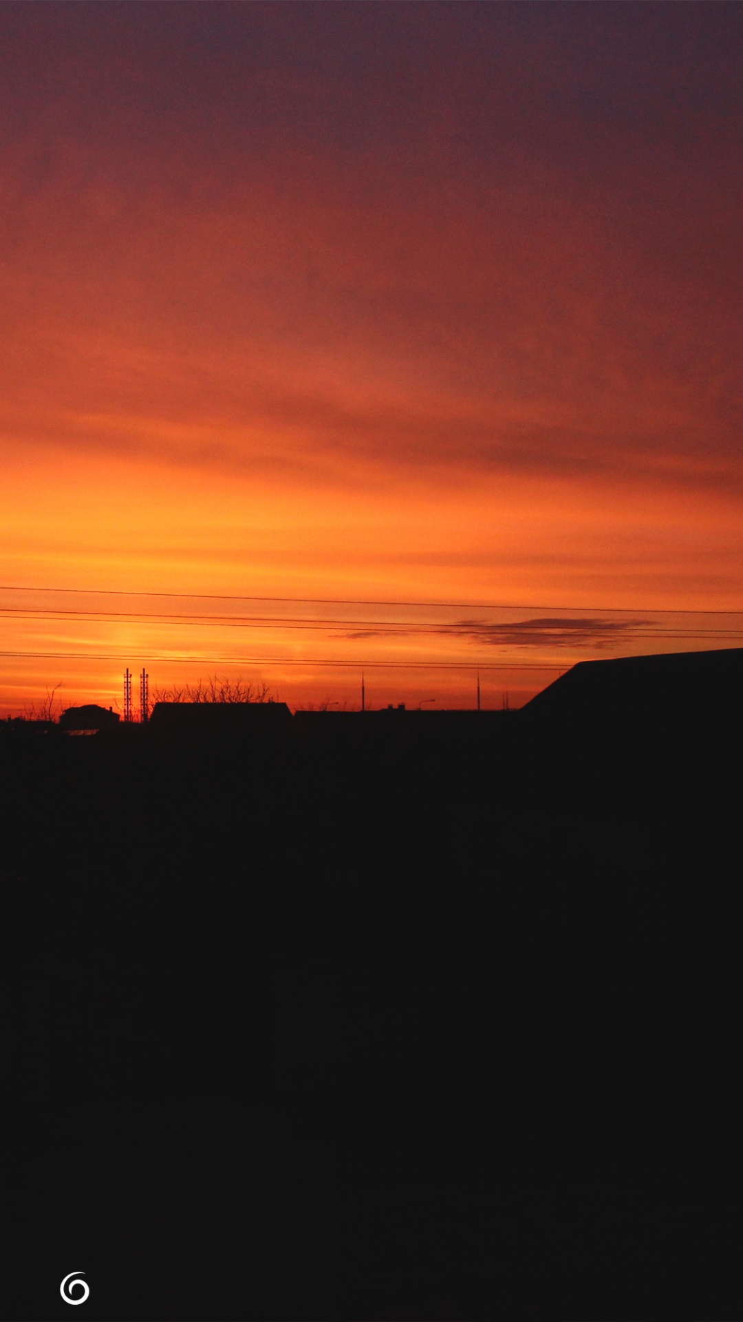Silhouette of Building During Sunset. Wallpaper in 1080x1920 Resolution