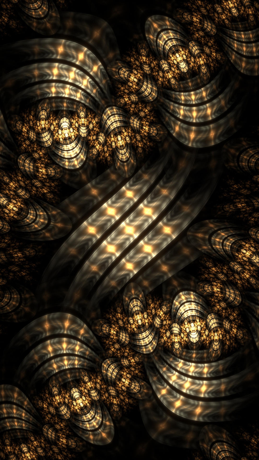 Adornos Navideños de Plata y Oro. Wallpaper in 1080x1920 Resolution