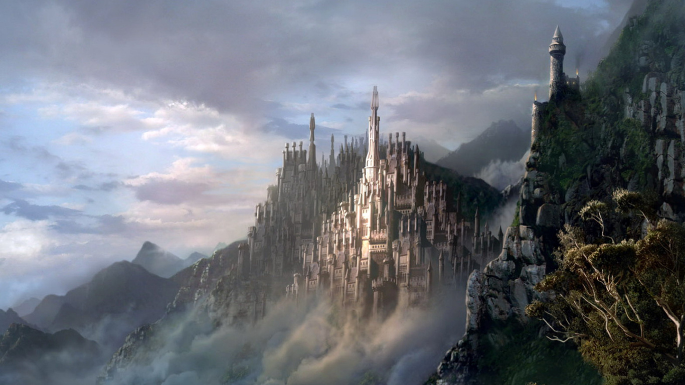 Luftaufnahme Von Stadtgebäuden Auf Dem Berg Tagsüber. Wallpaper in 1366x768 Resolution