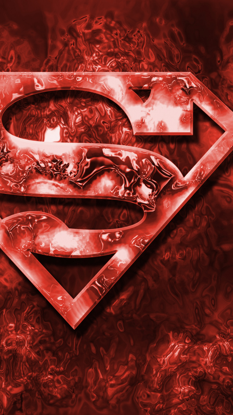 超人的标志, 红色的, 心脏, 肉体, 爱情 壁纸 750x1334 允许