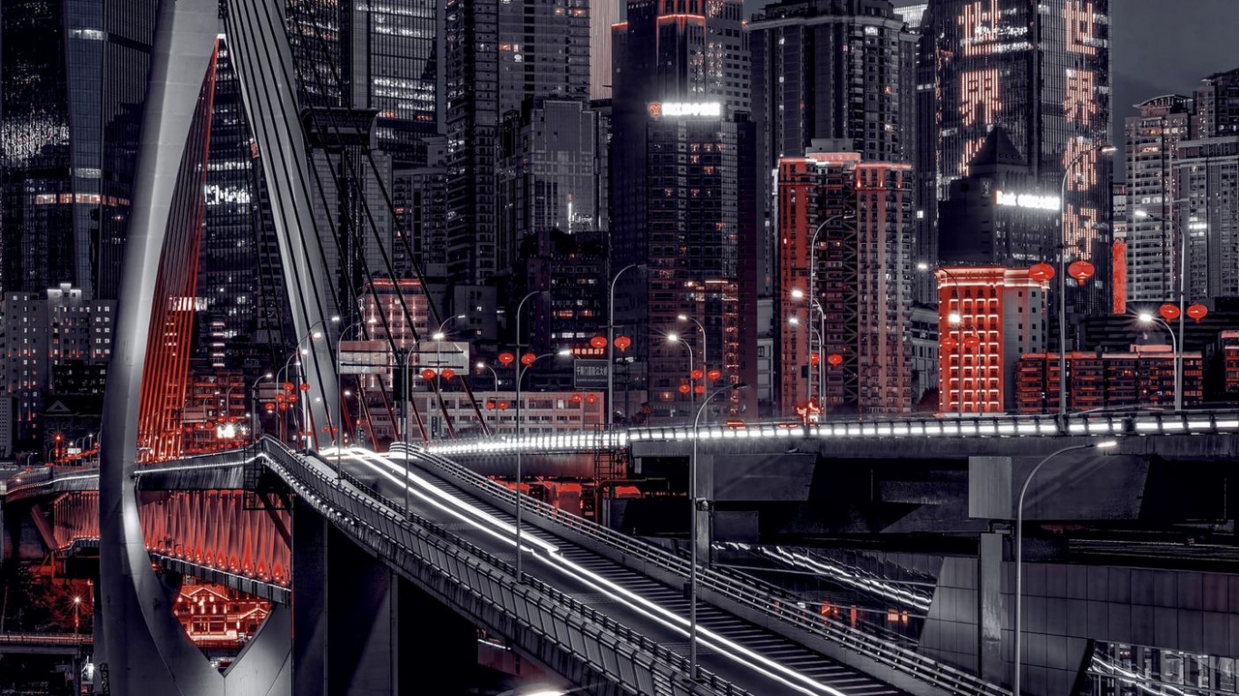 Bâtiment, Gratte-ciel, Infrastructure, Tour de Bloc, Paysage Urbain. Wallpaper in 1366x768 Resolution